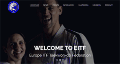 Desktop Screenshot of eitf-taekwondo.org
